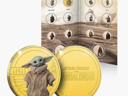 The Official Star Wars Mandalorian Gold Commemorative Collection For Cheap