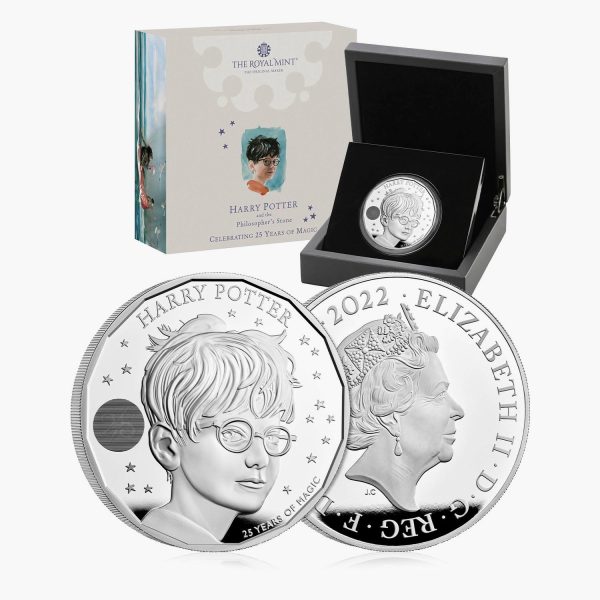 Harry Potter 2022 5oz Fine Silver Proof Coin For Sale