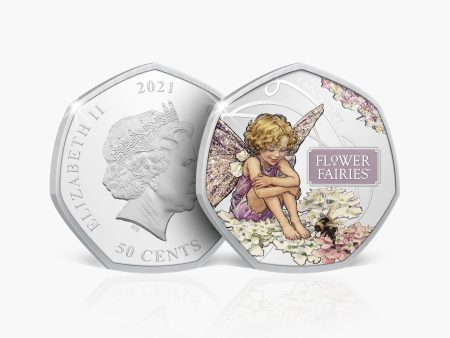 Candytuft Silver Plated Coin on Sale