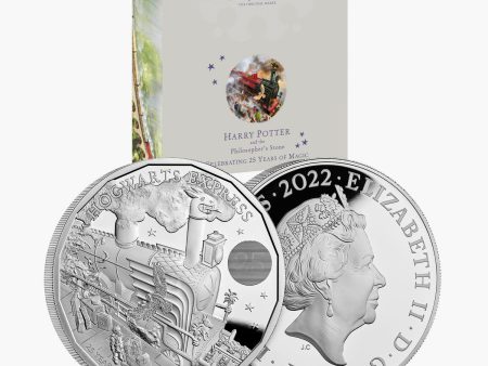 Harry Potter Hogwarts Express 2022 5oz Fine Silver Proof Coin For Cheap