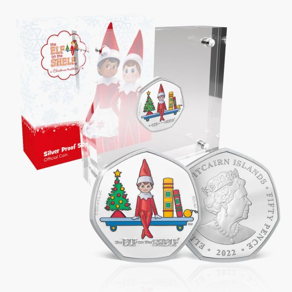 The Official Elf on the Shelf Silver Proof 50p Coin Online Sale