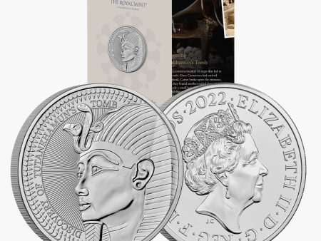 The 100th Anniversary of the Discovery of Tutankhamun’s Tomb 2022 UK £5 Brilliant Uncirculated Coin For Sale