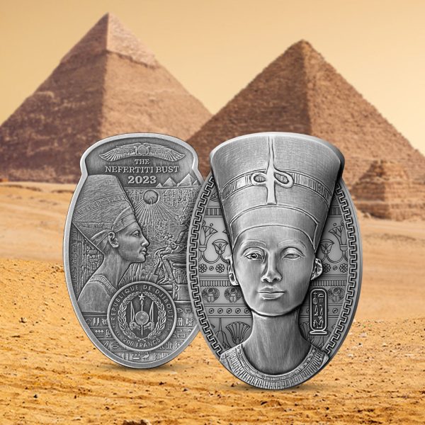 Nefertiti 3D 3oz Silver 2023 Coin Discount