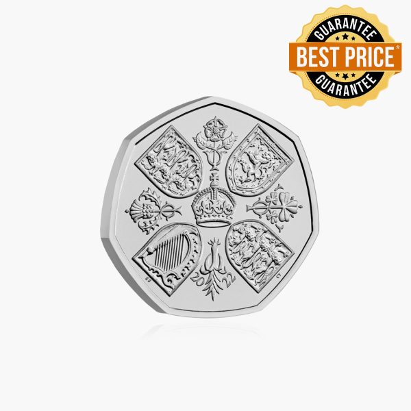 2022 Her Majesty Queen Elizabeth II 50p UK Coin Online Sale