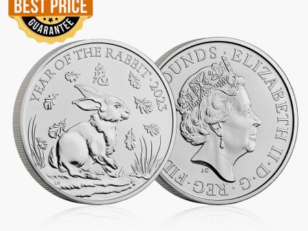 The Lunar Year of the Rabbit 2023 £5 BU - Rare Coin Hot on Sale