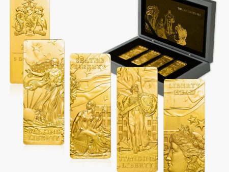 The Lady Liberty 2022 Solid Silver Coin Bar Set For Cheap