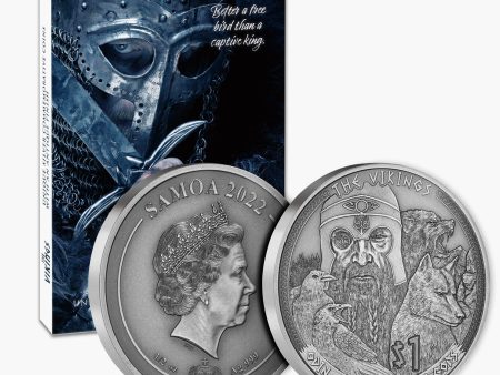 The Vikings Solid Silver 2022 Coin Collection Online now