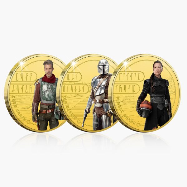 Mandalorian Gold Plated Commemorative Complete Collection Discount