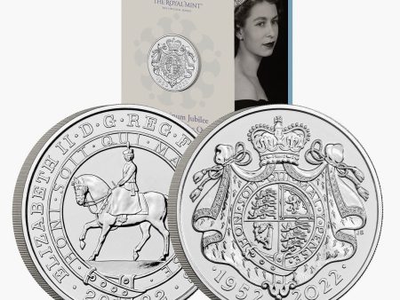 The Platinum Jubilee of Her Majesty The Queen 2022 UK £5 Brilliant Uncirculated Coin Fashion