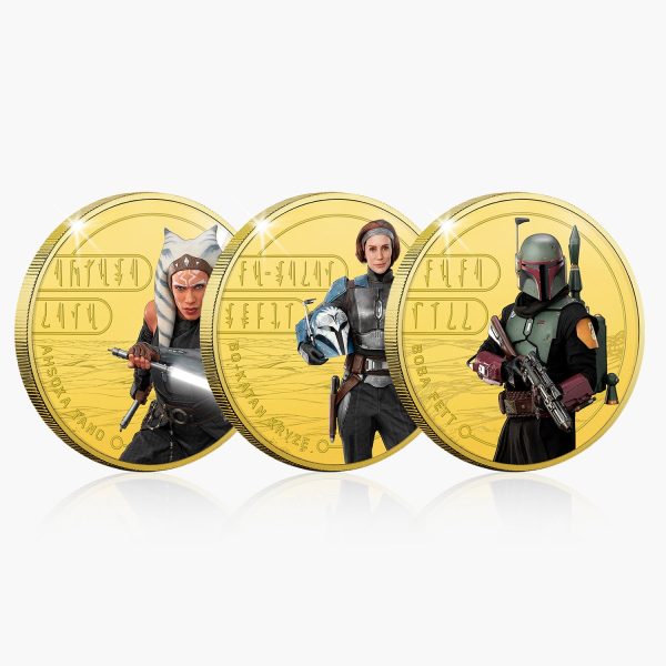 Mandalorian Gold Plated Commemorative Complete Collection Discount