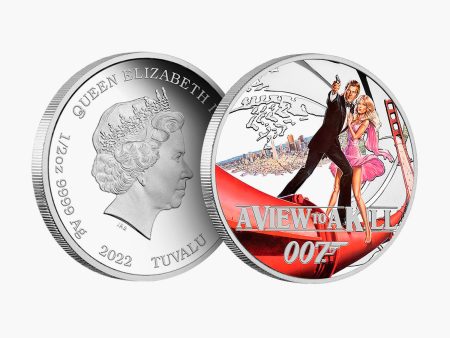 James Bond - A View to a Kill Solid Silver Movie Coin For Discount