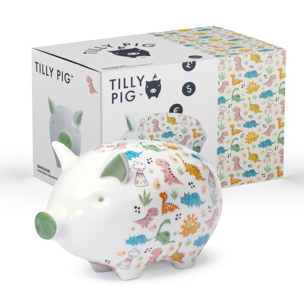 Tilly Pig - Dinosaurs Piggy Bank Online now