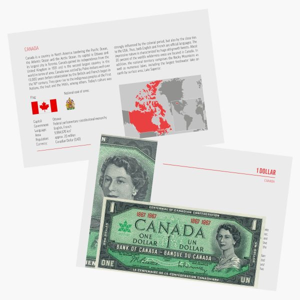 Her Majesty Queen Elizabeth II 100 Years of Canada Banknote Sale