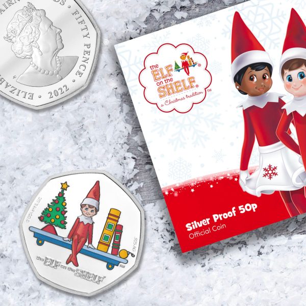 The Official Elf on the Shelf Silver Proof 50p Coin Online Sale