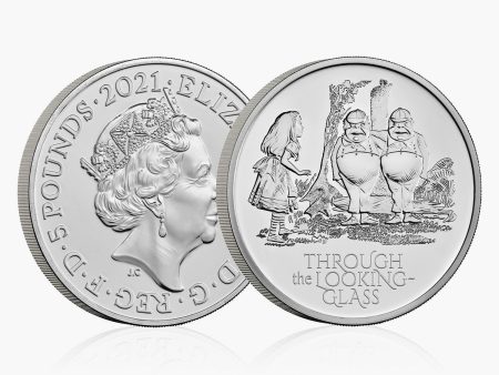 2021 Alice Through the Looking-Glass UK £5 UK Coin Online now