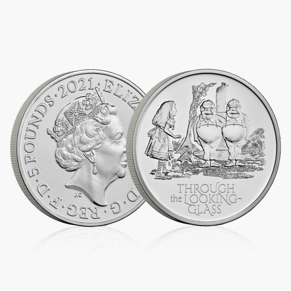 2021 Alice Through the Looking-Glass UK £5 UK Coin Online now