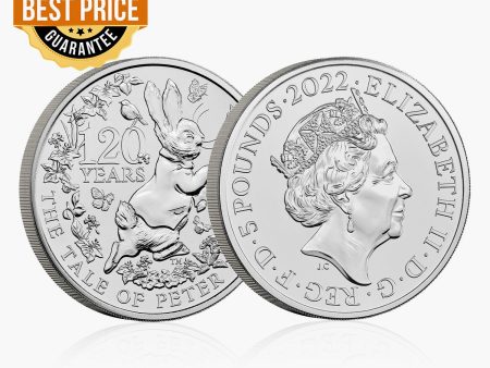 The 120th Anniversary of Peter Rabbit £5 2022 BU Coin Supply