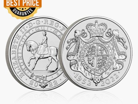 The Platinum Jubilee of Her Majesty The Queen 2022 UK £5 BU Coin Cheap