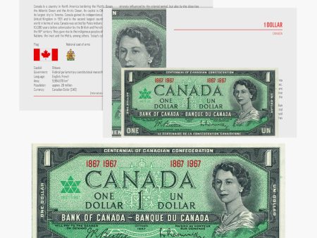 Her Majesty Queen Elizabeth II 100 Years of Canada Banknote Sale