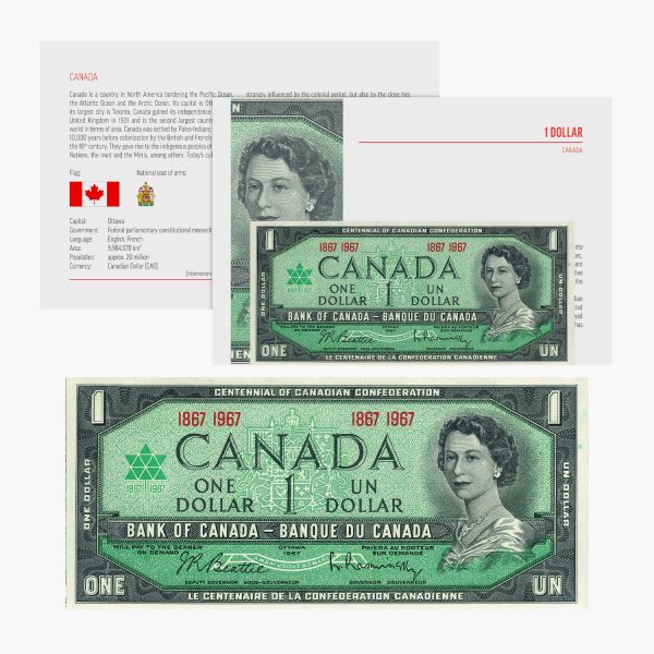 Her Majesty Queen Elizabeth II 100 Years of Canada Banknote Sale