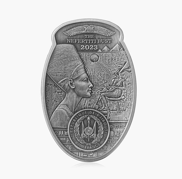 Nefertiti 3D 3oz Silver 2023 Coin Discount