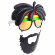 Rasta Sunglasses with Beard | Sun-Staches Online Sale