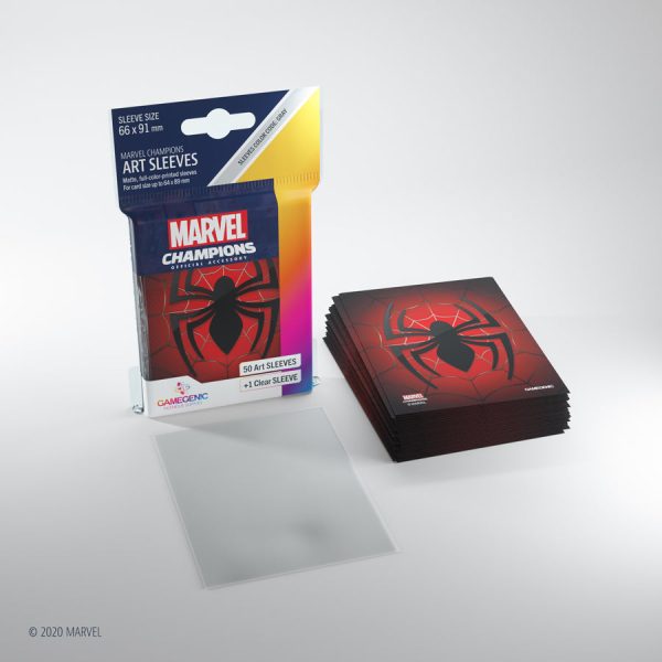 Gamegenic - Marvel Champions Art Sleeves - Spider-Man (50ct) Online now