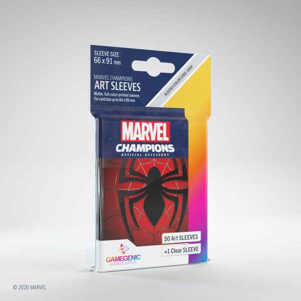 Gamegenic - Marvel Champions Art Sleeves - Spider-Man (50ct) Online now