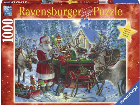 Puzzle - Ravensburger - Packing the Sleigh (1000 Pieces) Fashion