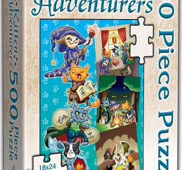 Puzzle - Steve Jackson Games - Kitten Adventurers (500 Pieces) Discount