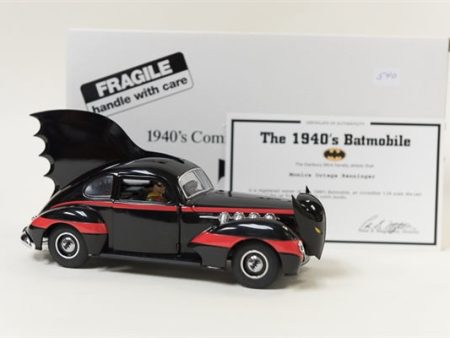 BATMAN: BATMOBILE (1940 S COMIC BOOK) - DANBURY MINT-DIE-CAST 1:24 SCALE Online Sale