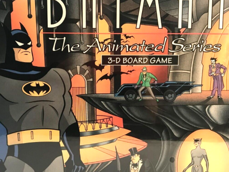 BATMAN: ANIMATED SERIES 3-D - BOARD GAME-PARKER BRO-1993 For Discount