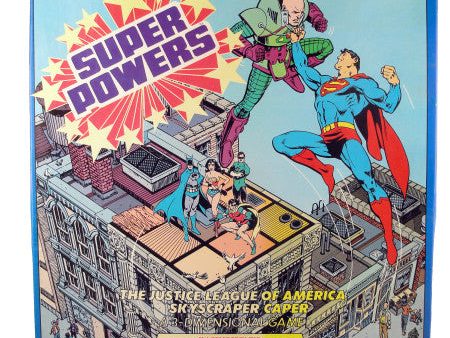 SUPER POWERS (DAMAGED BOX) - BOARD GAME-PARKER BRO-1984 For Sale